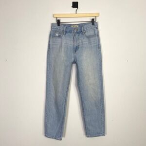 Madewell The Perfect Summer Jean Womens Size 27 Light Wash Straight Leg Denim